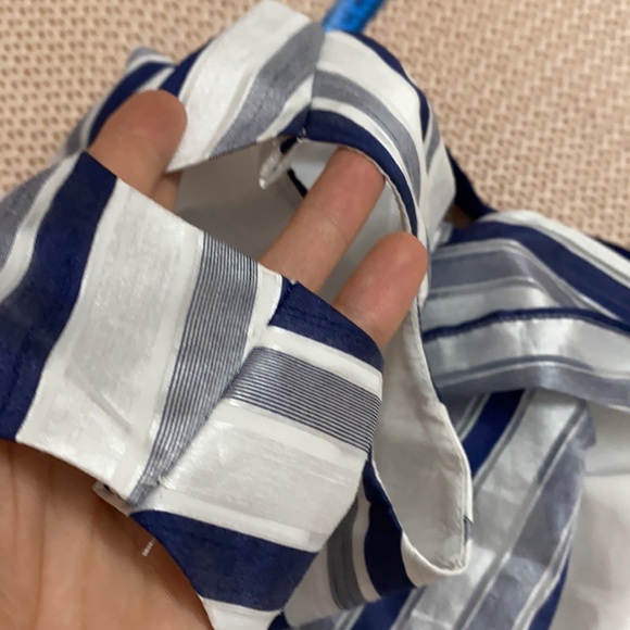 Jona Michelle Girls' Party Dress Blue/Stripes - Picture 8 of 10